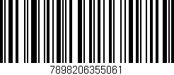 Código de barras (EAN, GTIN, SKU, ISBN): '7898206355061'