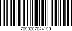 Código de barras (EAN, GTIN, SKU, ISBN): '7898207044193'