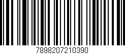 Código de barras (EAN, GTIN, SKU, ISBN): '7898207210390'