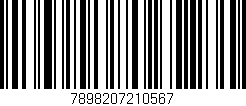 Código de barras (EAN, GTIN, SKU, ISBN): '7898207210567'