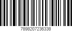 Código de barras (EAN, GTIN, SKU, ISBN): '7898207236338'
