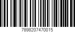 Código de barras (EAN, GTIN, SKU, ISBN): '7898207470015'