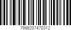 Código de barras (EAN, GTIN, SKU, ISBN): '7898207470312'