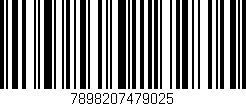 Código de barras (EAN, GTIN, SKU, ISBN): '7898207479025'