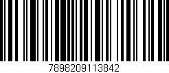 Código de barras (EAN, GTIN, SKU, ISBN): '7898209113842'