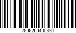 Código de barras (EAN, GTIN, SKU, ISBN): '7898209400690'