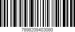 Código de barras (EAN, GTIN, SKU, ISBN): '7898209403080'