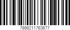 Código de barras (EAN, GTIN, SKU, ISBN): '7898211763677'