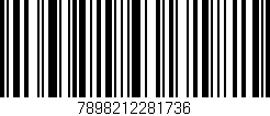 Código de barras (EAN, GTIN, SKU, ISBN): '7898212281736'