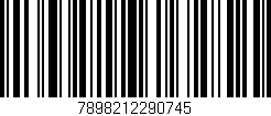 Código de barras (EAN, GTIN, SKU, ISBN): '7898212290745'