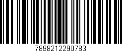 Código de barras (EAN, GTIN, SKU, ISBN): '7898212290783'
