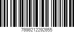 Código de barras (EAN, GTIN, SKU, ISBN): '7898212292855'