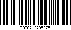 Código de barras (EAN, GTIN, SKU, ISBN): '7898212295375'