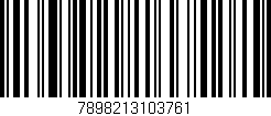Código de barras (EAN, GTIN, SKU, ISBN): '7898213103761'