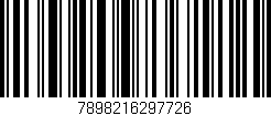 Código de barras (EAN, GTIN, SKU, ISBN): '7898216297726'