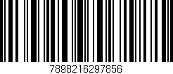 Código de barras (EAN, GTIN, SKU, ISBN): '7898216297856'