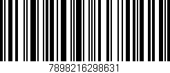 Código de barras (EAN, GTIN, SKU, ISBN): '7898216298631'