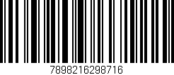 Código de barras (EAN, GTIN, SKU, ISBN): '7898216298716'