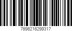 Código de barras (EAN, GTIN, SKU, ISBN): '7898216299317'