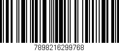Código de barras (EAN, GTIN, SKU, ISBN): '7898216299768'