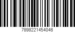 Código de barras (EAN, GTIN, SKU, ISBN): '7898221454046'