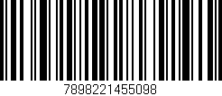 Código de barras (EAN, GTIN, SKU, ISBN): '7898221455098'