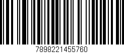 Código de barras (EAN, GTIN, SKU, ISBN): '7898221455760'