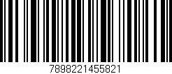 Código de barras (EAN, GTIN, SKU, ISBN): '7898221455821'