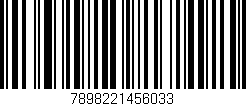 Código de barras (EAN, GTIN, SKU, ISBN): '7898221456033'