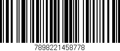 Código de barras (EAN, GTIN, SKU, ISBN): '7898221458778'