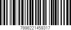 Código de barras (EAN, GTIN, SKU, ISBN): '7898221459317'