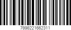 Código de barras (EAN, GTIN, SKU, ISBN): '7898221662311'