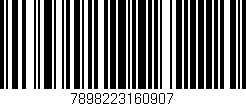 Código de barras (EAN, GTIN, SKU, ISBN): '7898223160907'