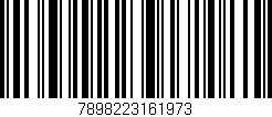 Código de barras (EAN, GTIN, SKU, ISBN): '7898223161973'