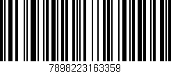 Código de barras (EAN, GTIN, SKU, ISBN): '7898223163359'