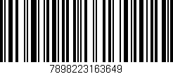 Código de barras (EAN, GTIN, SKU, ISBN): '7898223163649'