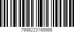 Código de barras (EAN, GTIN, SKU, ISBN): '7898223168866'