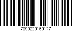 Código de barras (EAN, GTIN, SKU, ISBN): '7898223169177'