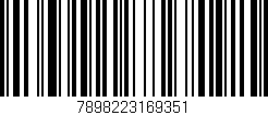 Código de barras (EAN, GTIN, SKU, ISBN): '7898223169351'