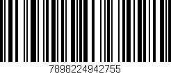 Código de barras (EAN, GTIN, SKU, ISBN): '7898224942755'