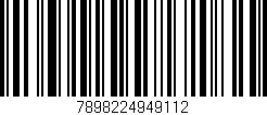Código de barras (EAN, GTIN, SKU, ISBN): '7898224949112'