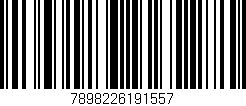 Código de barras (EAN, GTIN, SKU, ISBN): '7898226191557'