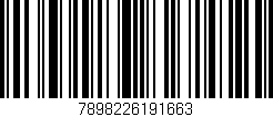 Código de barras (EAN, GTIN, SKU, ISBN): '7898226191663'