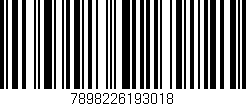 Código de barras (EAN, GTIN, SKU, ISBN): '7898226193018'
