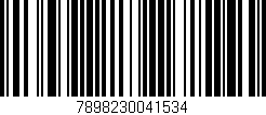 Código de barras (EAN, GTIN, SKU, ISBN): '7898230041534'