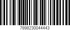 Código de barras (EAN, GTIN, SKU, ISBN): '7898230044443'