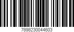Código de barras (EAN, GTIN, SKU, ISBN): '7898230044603'