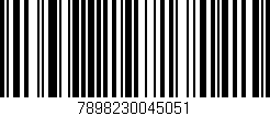 Código de barras (EAN, GTIN, SKU, ISBN): '7898230045051'