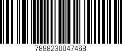 Código de barras (EAN, GTIN, SKU, ISBN): '7898230047468'