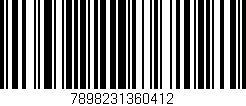 Código de barras (EAN, GTIN, SKU, ISBN): '7898231360412'